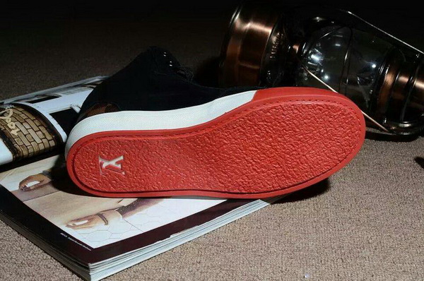 LV High-Top Fashion Men Shoes--015
